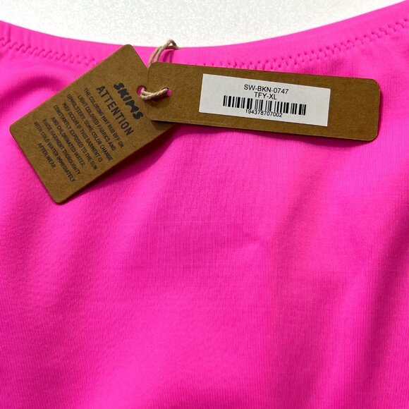 SKIMS Swim‎ Cheeky Tanga Bottoms Taffy Womens XL - Picture 5 of 10